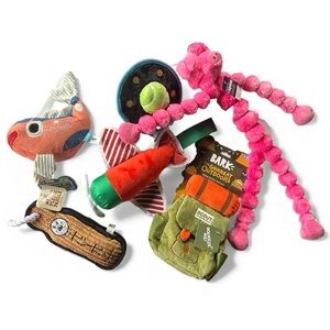 6 Bark Dog Toy Bundle